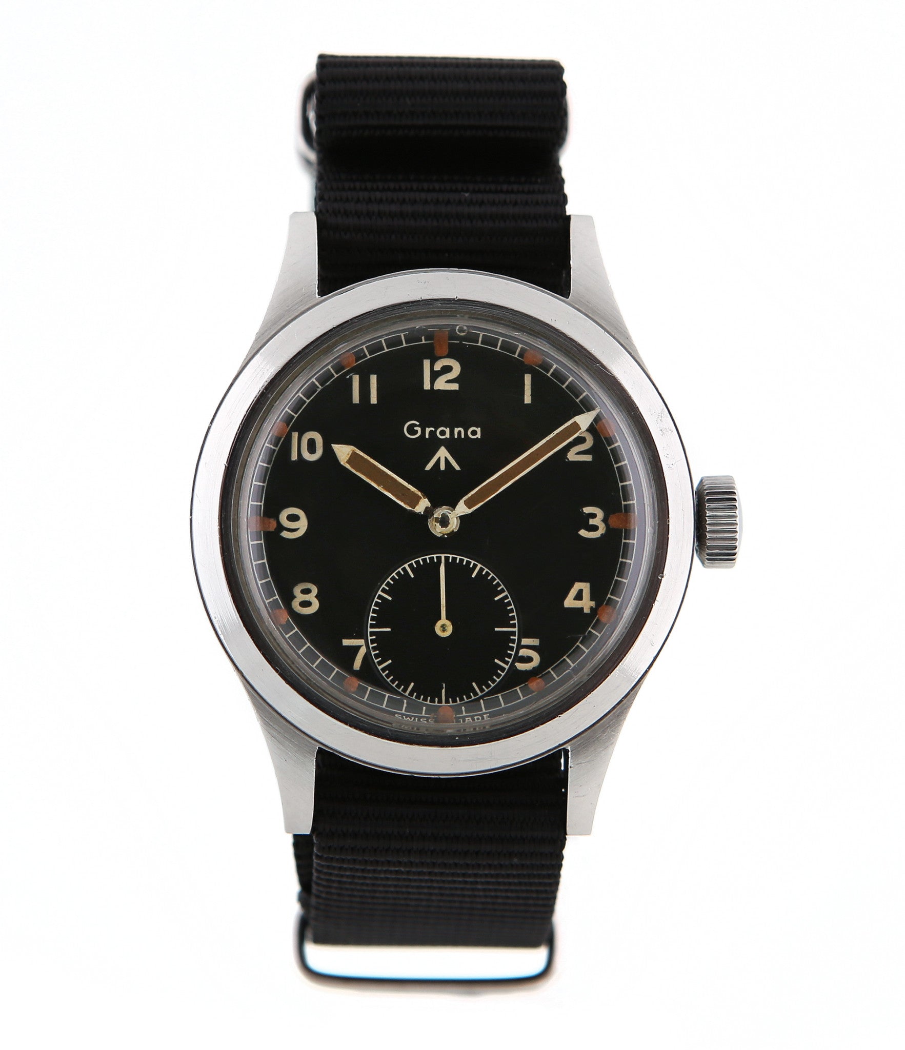 SOLD c1940 Grana / Timor ATP military issued watch - Birth Year Watches